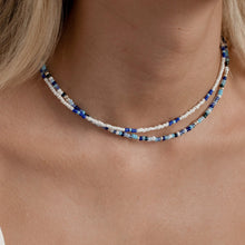 Load image into Gallery viewer, Blue Mix Zambezi Necklace